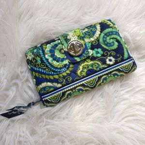 Vera Bradley Paisley Print TurnLock Wallet